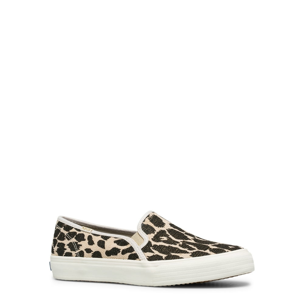 keds double decker mule leopard