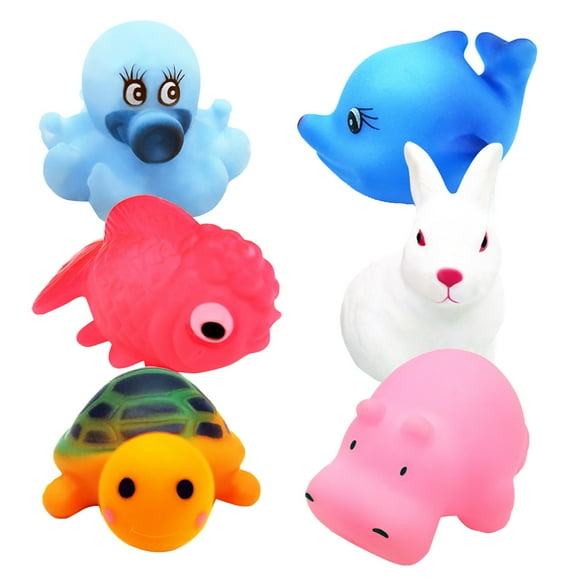 Partheme Novelty Toys 3 Counts Kids Baby Child Swimming Pool Bath Toy Floating 12pc Multicolor