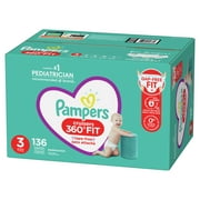 Pampers Cruisers 360 Diapers Size 3, 136 Count (Select for More Options)