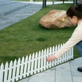 thumbnail image 4 of 10pcs Small White Plastic Fence - 50.01x29.01cm, Durable & Easy-to-Clean, Perfect for Indoor & Outdoor Gardens, Kindergarten Flower Beds, Vegetable Gardens, and Christmas Decor, Garden Decorations, 4 of 6