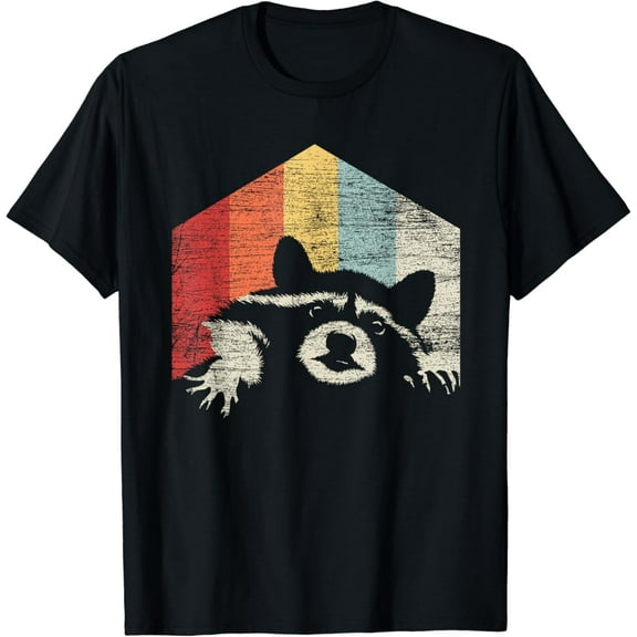 Vintage Racoon So Cute Tee Gifts For Lover Animal T-shirt