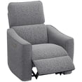 thumbnail image 1 of HOMCOM Fauteuil Inclinable Électrique, Fauteuil Inclinable Rembourré avec Ports USB, 1 of 10