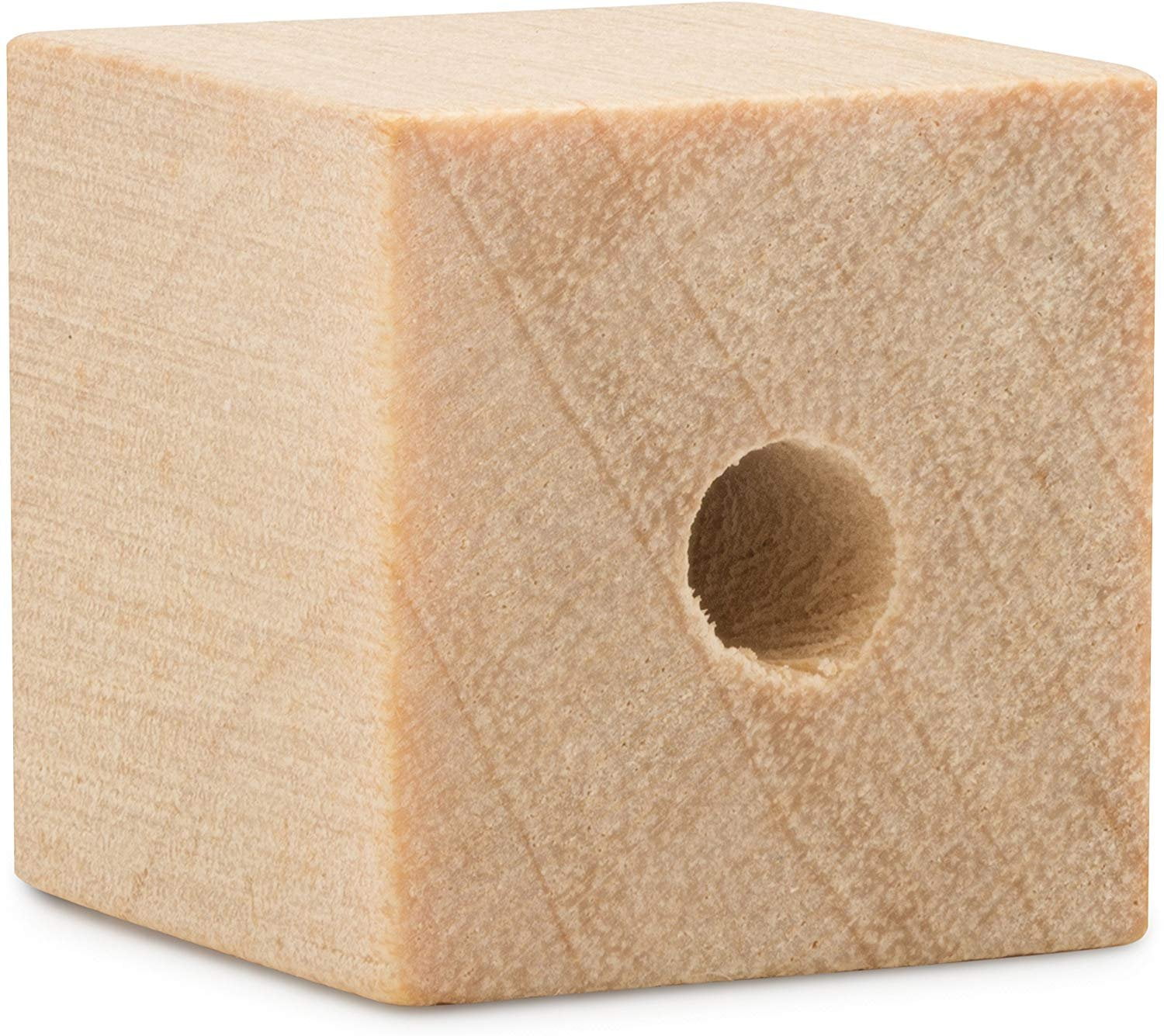 Wooden Square Beads 1 Inch with 3/16 Inch Hole 25 Unfinished Square Wood Spacer Beads for Jewelry Necklace Creations Crafts and DIY Projects by Woodpeckers