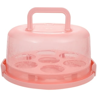 Argos Home Rectangular Cake Carrier - Pink (9061387), Argos Price Tracker