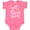 Hot Pink, variant on Inktastic Will You Marry Daddy-ring White Boys or Girls Baby Bodysuit