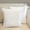 White, variant on Cheer Collection Set of 2 Hollow Fiber Filled Couch Pillows, 26" x 26" - Navy
