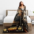thumbnail image 4 of Tiger Blanket for Boys Girls King Tiger Throws Blanket Super Soft Flannel Cozy Cool Wild Animals Blankets Warm Lightweight Fleece for Sofa Couch Bed Gift for Kids Teens Adults 60"x50", 4 of 6