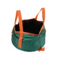 thumbnail image 2 of Cubo plegable con asa, lavabo plegable portátil, contenedor de agua ligero para acampar, senderismo, pesca, negro y verde YUNYI BRAND  Deportes, 2 of 8