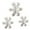 White, variant on Christmas 3D Snowflake Foam Board Creative Desktop Decoration Set Perfect For Party And Holiday Ambiance
