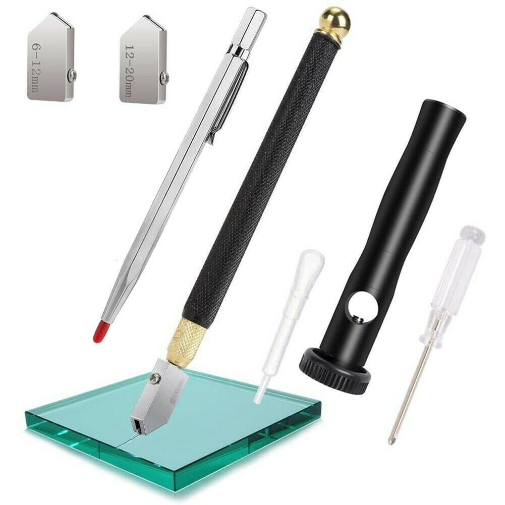 2pcs Professional Diamond Tip Glass Cutter Steel Blade Precision Cutting  Tools