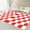 JH0037 Flannel-1, variant on Ins Modern Plaid Living Room r Carpet Red Geometric Lounge Sofa Side Carpet Soft Washable Rugs for Bedroom Light Luxury Mat