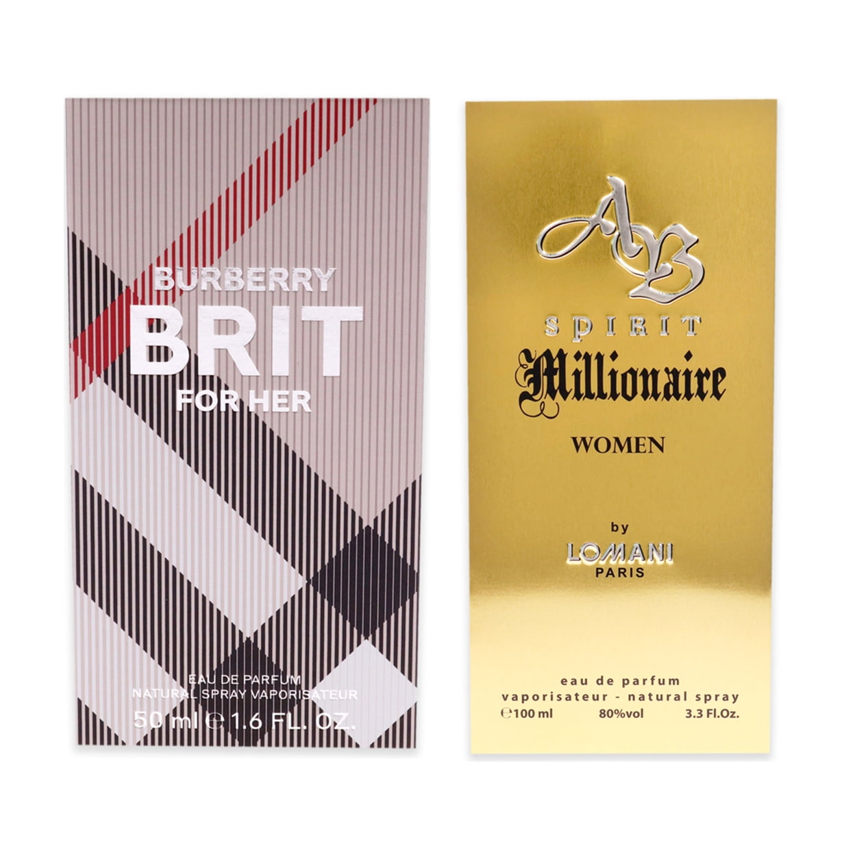 Various Designers AB Spirit Millionaire and Burberry Brit 2