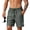 Dark Gray, variant on Mfakffe Mens Shorts Fashion Sport Loose Comfy Zipper Pocket Beach Pant Versatile Summer Outdoor Casual Drawstring Shorts