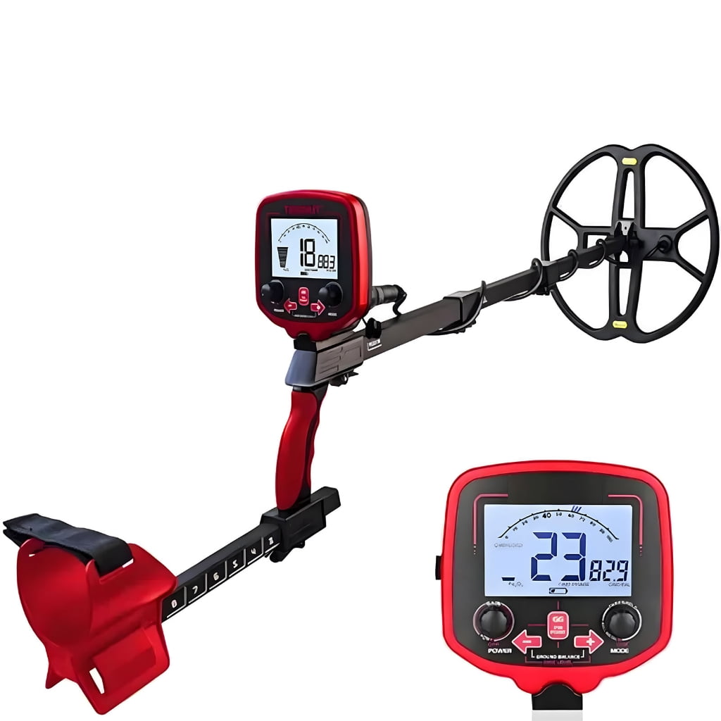 High Accuracy Metal Detectors with 10Inch Depth Detection Waterproof Probes and Adjustable Sensitivity for Treasure Hunting