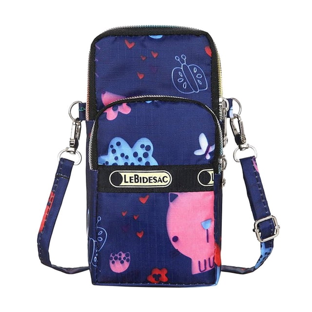 LNGOOR Neutral Nylon Students Outdoor Sports Arm Bag Phone Bag Shoulder Bag