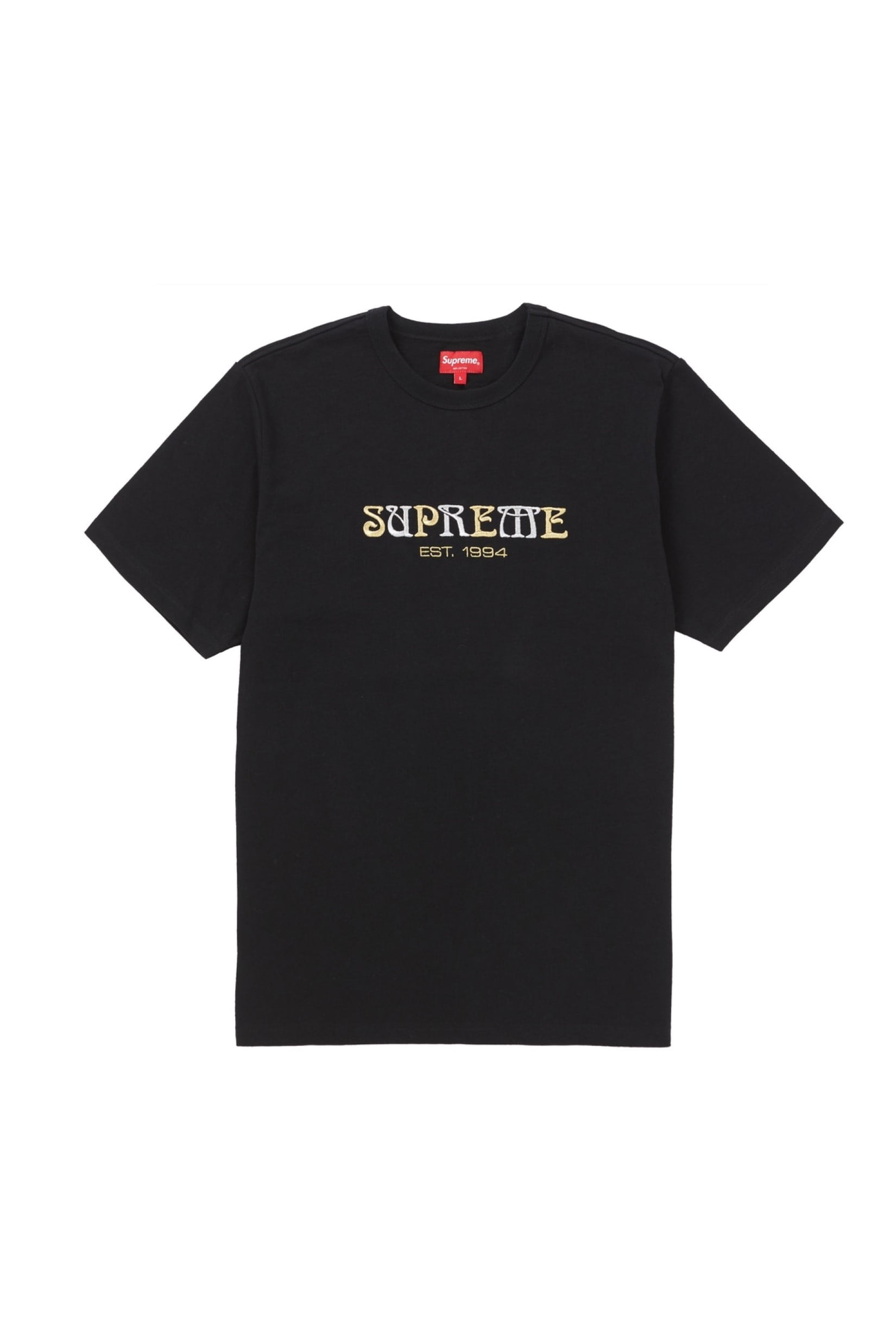 Supreme - Supreme Nouveau Logo Tee Black - Size Medium - Walmart.com