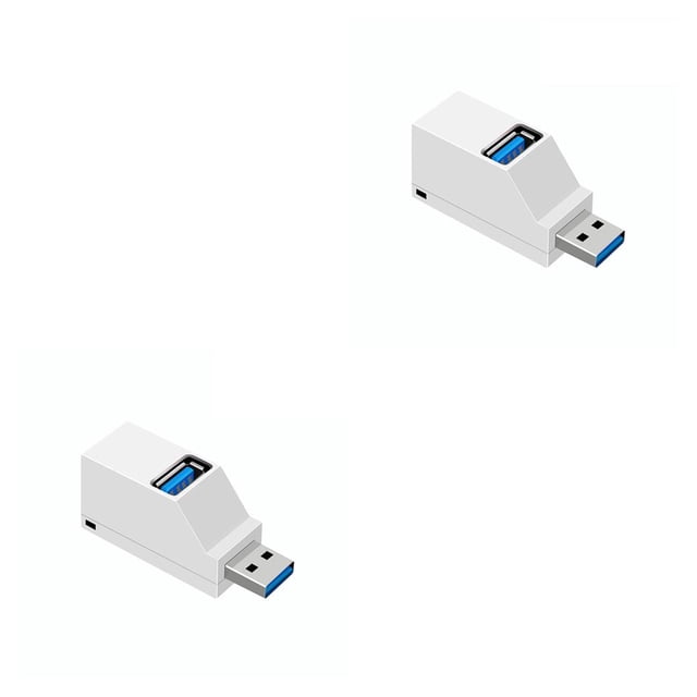 Hub USB Universal Cateissary 3 Puertos 2.0/3.0 Adaptador Divisor Alta Transmisión de Datos