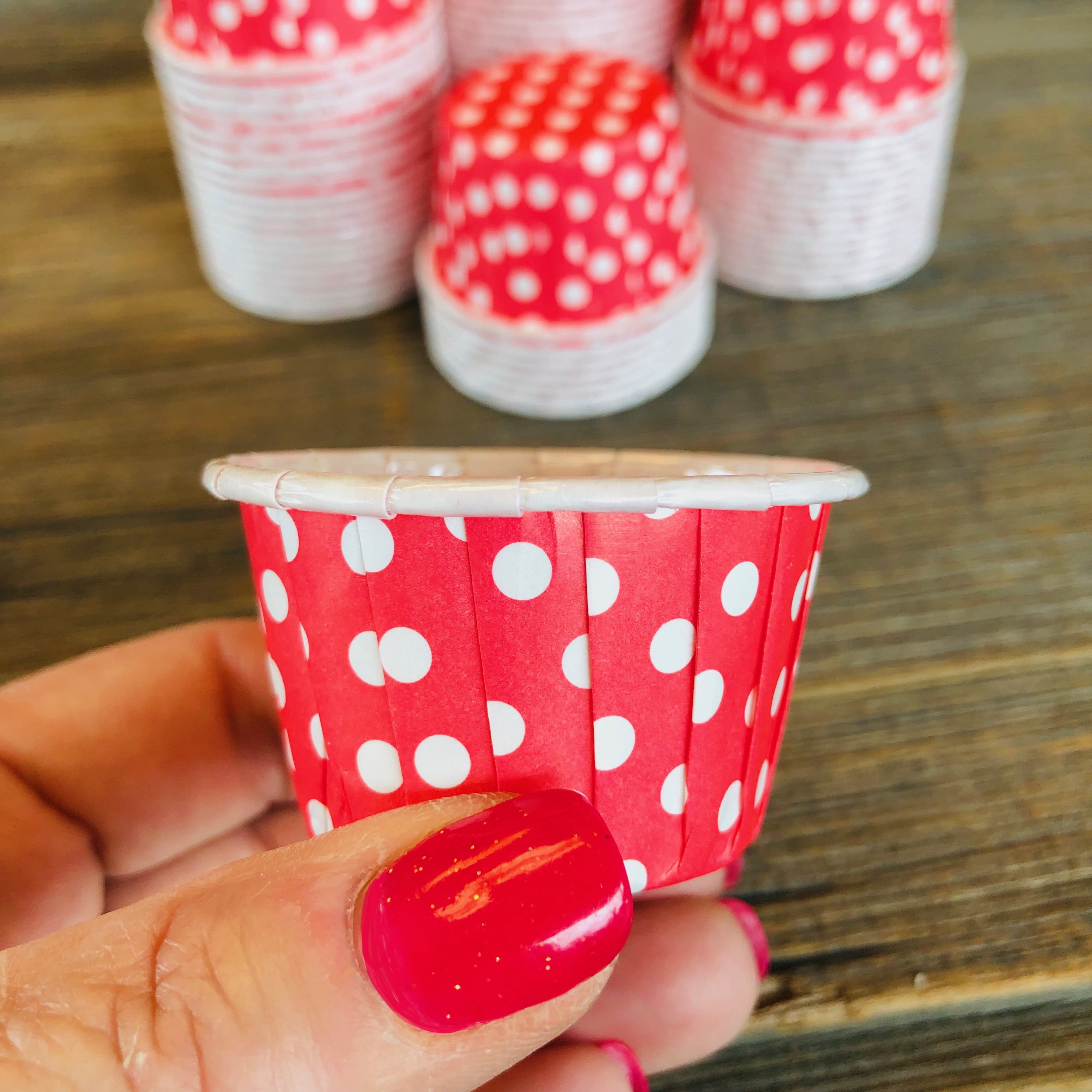  Christmas Candy Cups, Red Green and Holly Qty 600