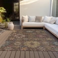 thumbnail image 4 of Dalyn Rugs Machine Washable Indoor/Outdoor Chantille ACN2151 Chocolate 2'6" x 3'10" Rug, 4 of 9