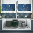 thumbnail image 2 of Karran Usa FCWSF30SBWH-PK1 Karran Fcwsff30sbmb 30" Single Bowl Workstation Fireclay, 2 of 6