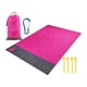thumbnail image 4 of Manta de picnic, manta de playa, tapete duradero para exteriores, impermeable, plegable, para acampar Rosa Roja 200cmx210cm, 4 of 9