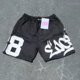 thumbnail image 3 of Conjunto de dos piezas Y2k, nueva camiseta y pantalones cortos con estampado de dibujos animados para hombres y mujeres, camiseta con estampado de algodón, pantalones cortos casuales estilo Harajuku y, 3 of 5