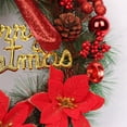 thumbnail image 4 of Guirnaldas hechas a mano de Navidad Guirnalda artificial con campanas Bowknot Decoración de la pared de la puerta delantera de Navidad APink40cm, 4 of 5