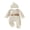 Khaki, variant on Cjfdfy Newborn Baby Boy Girl Fall Outfit Auntie's Lil Dude Letter Embroidery Ribbed Long Sleeve Romper And Hat Set Infant Cute Coming Home Outfit 0-9 Months