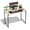 Nature, variant on Small Computer Desk for Small Spaces, Office Desk for Home Office, Modern Writing Desk,32 Inchs, Adjustable Feet,(Vintage)
