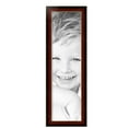 thumbnail image 2 of ArtToFrames 9" x 32" Matte Mahogany with Gold Accent Diploma Picture Frame, 9x32 inch Brown Wood Poster Frame (WOM-5109), 5 Pack, 2 of 6