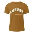 thumbnail image 4 of Krdevn Men's Half Sleeve Oversized T Shirt Letter Print Round Neck Short Sleeve,L, 4 of 4