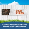 thumbnail image 2 of Tire Service Banner Large (4Feetx1Feet) By Dreamcontroller | Wall Outdoor Banner Signs With Pre-Punch Holes For Easy Rope Hanging For Business Office Events | Made In Usa | Fast Delivery | Hd Print, 2 of 5