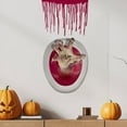 thumbnail image 6 of CUTICATE Halloween Toilet Seat Sticker Bloody Hand 3D Wall Stickers PVC Wallpaper Sign Toilet Lid Decals for Club WC Bathroom Washroom, 6 of 8