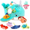thumbnail image 1 of Juguete para bebés FREYBLI Soft Ocean Adventure de 6 a 12 meses con sonajero, 1 of 7
