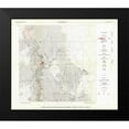 thumbnail image 2 of USGS 17x15 Black Modern Framed Museum Art Print Titled - Highland District Lincoln County NV Mines Quad, 2 of 5