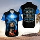 thumbnail image 3 of Camisas hawaianas Aloha con diseño de Jesús y león para hombre y mujer, camisas playeras frescas de manga corta con solapa, camisas florales, blusas casuales cruzadas de calle, 3 of 5