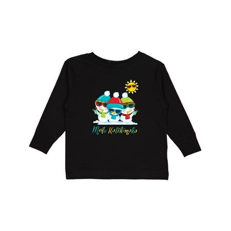 

Inktastic Mele Kalikimaka Gift Toddler Boy or Toddler Girl Long Sleeve T-Shirt