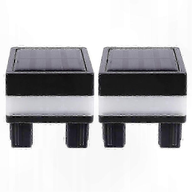 Outdoor Solar Post Lights, Waterproof 2-Pack for Garden and Pathway Illumination