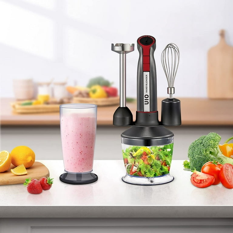 Immersion Hand Blender,5-in-1 Handheld Stick Blender Electric,800W 12-Speed  Multi-Purpose Stick Blender with Stainless Steel Blades, Chopper, Beaker  for Smoothie, Sauces, Soup,Milk coffee - Coupon Codes, Promo Codes, Daily  Deals, Save Money Today
