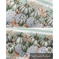 thumbnail image 6 of Sage Green Pumpkins Kitchen Valances for Windows Farmhouse Linen Window Valance Curtain for Living Room Window Treatment Fall Thanksgiving Floral Farmhouse Valance Rod Pocket Topper, 54 x 18 Inch, 6 of 6