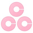 thumbnail image 1 of 3 Pcs Clothing Size Dividers Round Closet Dividing Rings Convenient Clothes Sorting Ring (Pink), 1 of 7