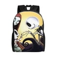 thumbnail image 1 of Goofa The Nightmare Before Christmas Pattern Large Capacity Backpack – Padded Laptop Compartment, Ergonomic Design for School, Work, Travel, and Outdoor Activities, 1 of 8