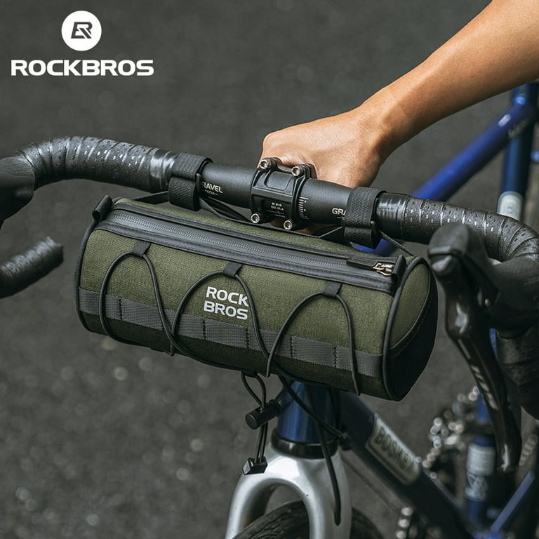 Small Bike Handlebar Bag – Compact Storage Pouch For Cycling, Commuting & Trail Riding (Black)