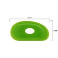 thumbnail image 3 of Pack of 6 Green Medium Firm Silicone Pottery Ribs (Shapes 0-5) - Ultimate Ceramic Sculpting Tools Set, Smooths & Removes Finger Marks, 3 of 8