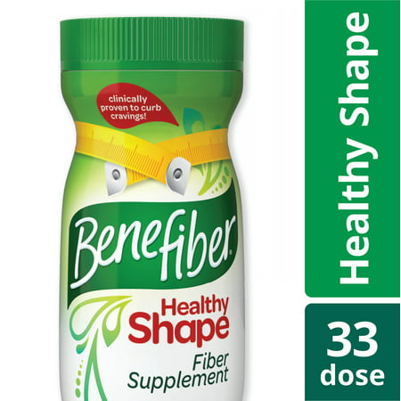 Benefiber Healthy Shape Taste-Free Fiber Supplement Powder for Weight Management, 33 servings (8.7