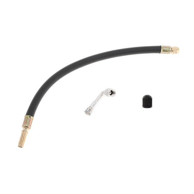 1 juego de extensión de válvula de llanta de cobre de 90 grados con plástico duradero de 300 mm para automóvil, motocicleta, RV, camión, bicicleta