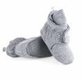 thumbnail image 6 of Ella Bonna Soft Baby Shoes, Cotton Baby Booties, Gray, 0-6 Months, 6 of 6