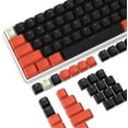 thumbnail image 7 of PBT Keycaps 108 Keys OEM Profile PBT Double Shot Keycap Set,ANSI US Layout for Mechanical Keyboard,Compatible with MX Switches Cherry/Gateron/Kailh/Akko Switch. (Retro Black & Orange), 7 of 7