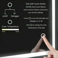 thumbnail image 4 of Blossom Kitchen and Bath Lyra 30" Bathroom LED Mirror with Defogger, Adjustable Color Temperature, 4 of 5