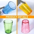 thumbnail image 3 of Zainca 14-ounce Plastic Tumblers, Acrylic Drinking Glasses High-Balls, set of 6 Multicolor, 3 of 5